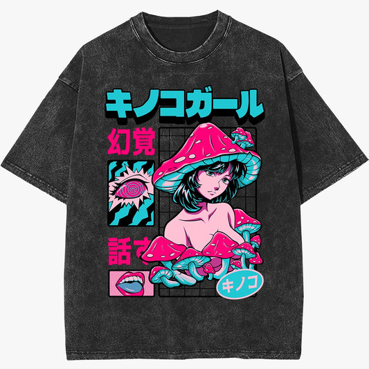 Mushroom Girl Vintage T-Shirt (Pre Order)