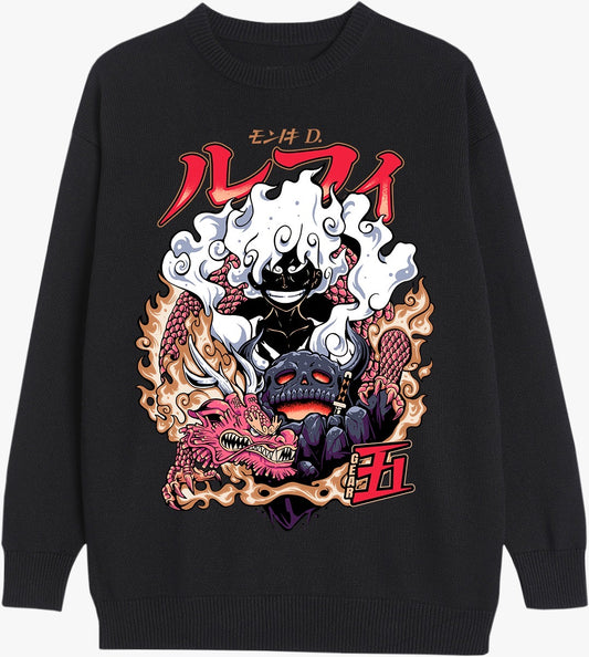 Luffy Knitted Sweater (Pre Order)