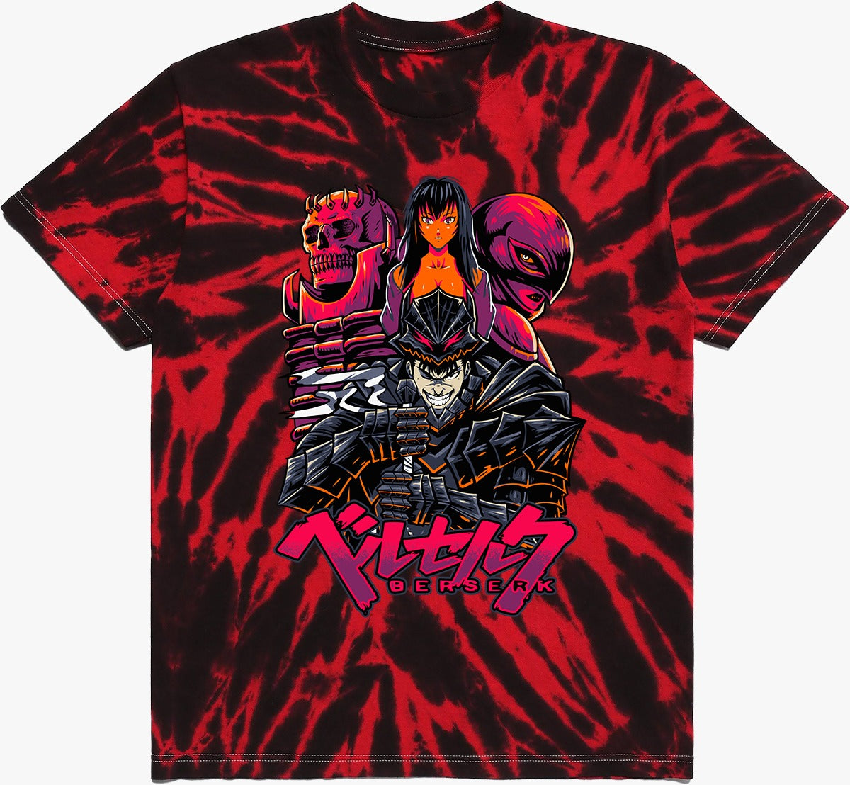 Berserk Tie Dye & Vintage T-Shirt (Pre Order)