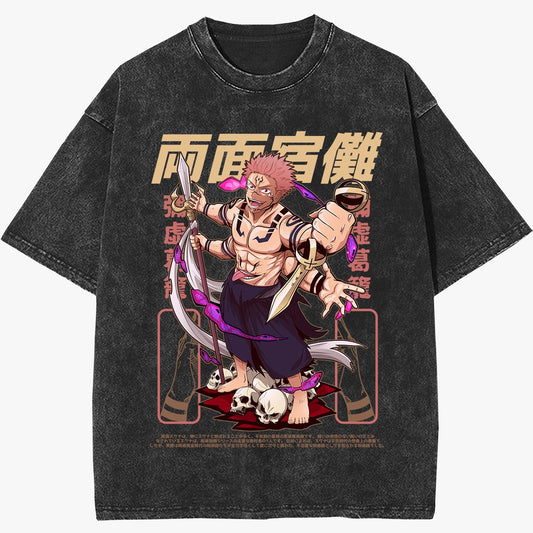 Ryomen Sukuna Vintage T-Shirt (Pre Order)