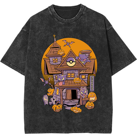 Gengar Hallowen Vintage T-Shirt (Pre Order)