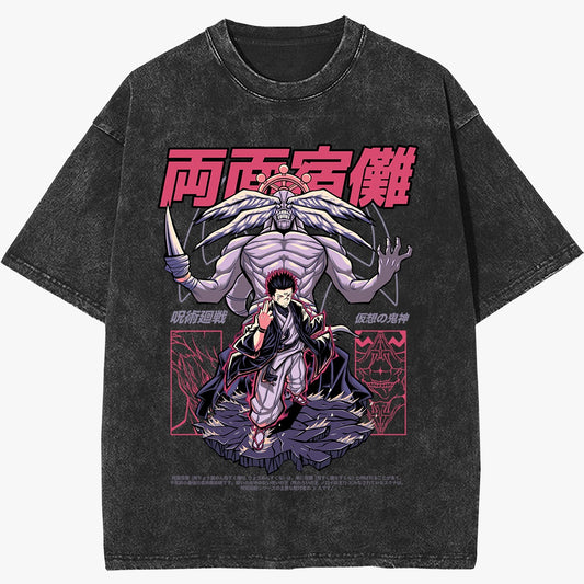 Sukuna Mahoraga Vintage T-Shirt (Pre Order)