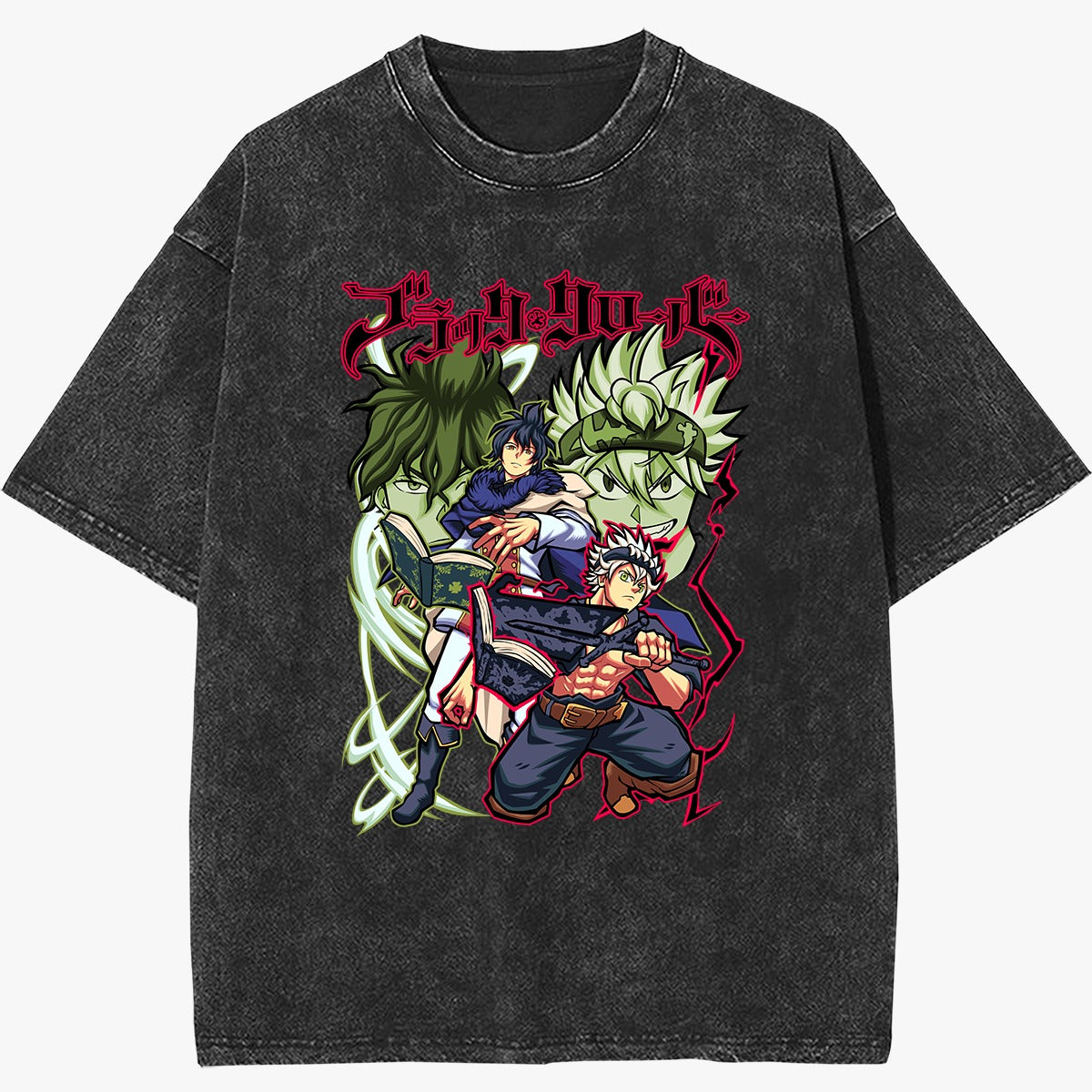 Asta & Yuno Vintage T-Shirt (Pre Order)