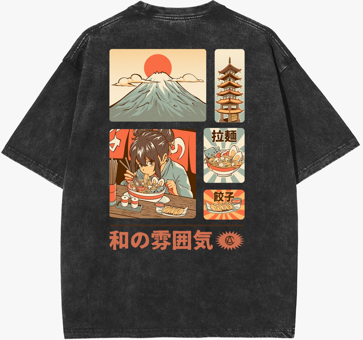 CA Ramen 2 Sided Vintage T-Shirt